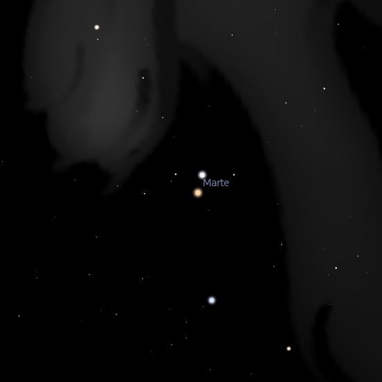 Marte e Chi leonis: tra le zampe del felino